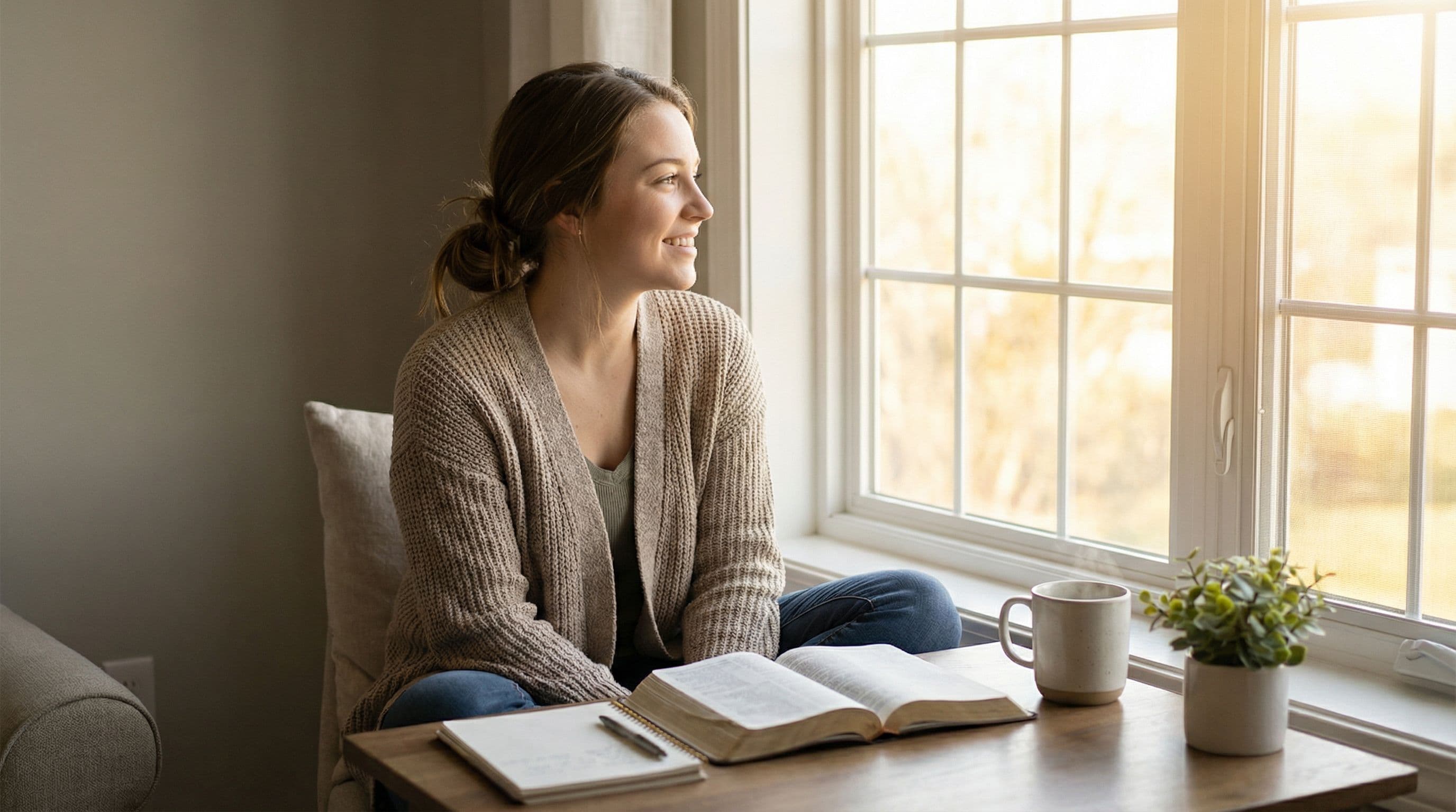 A reflective faith journaling moment supported by Psalmlog