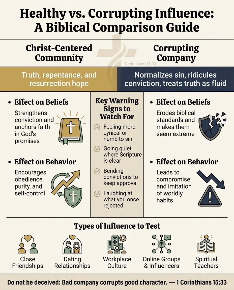 Healthy vs. Corrupting Influence: A Biblical Comparison Guide