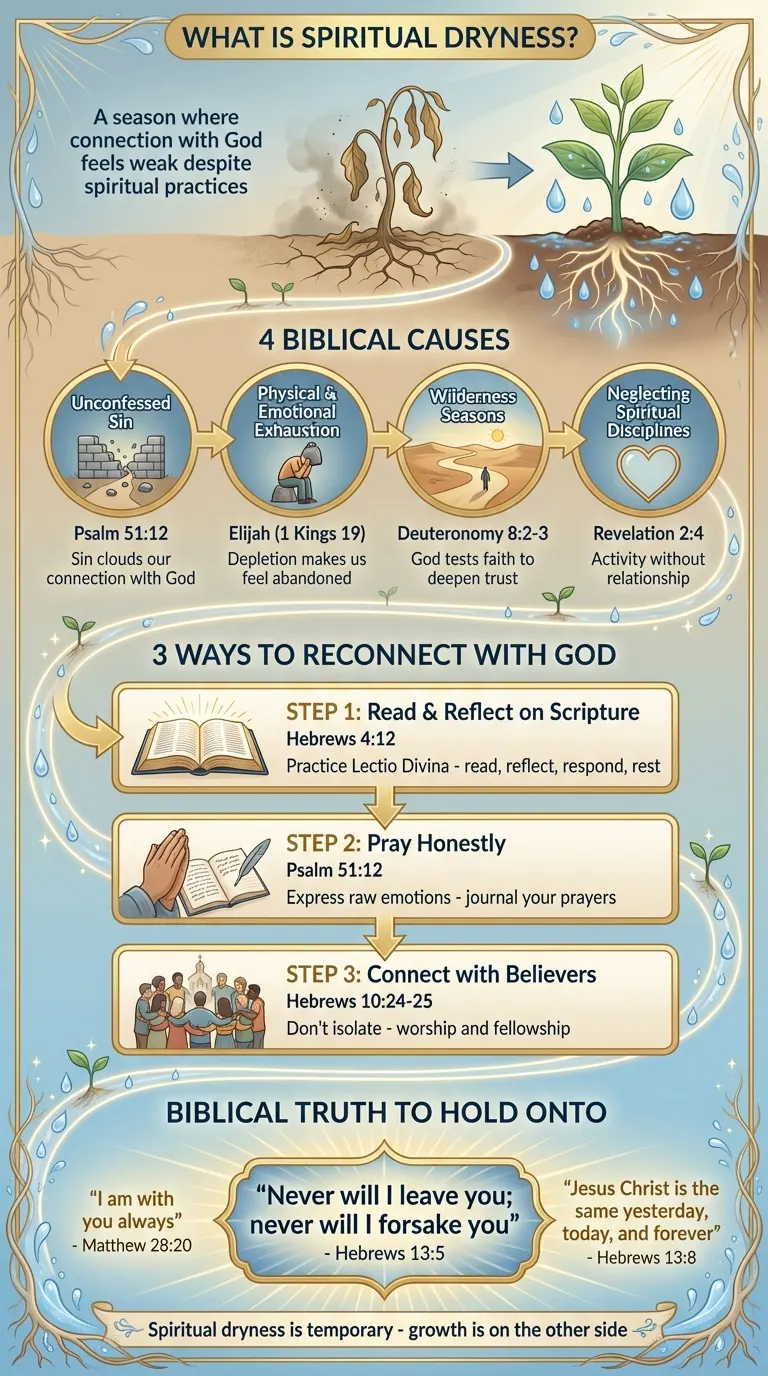 4 Biblical Causes of Spiritual Dryness and How to Reconnect with God