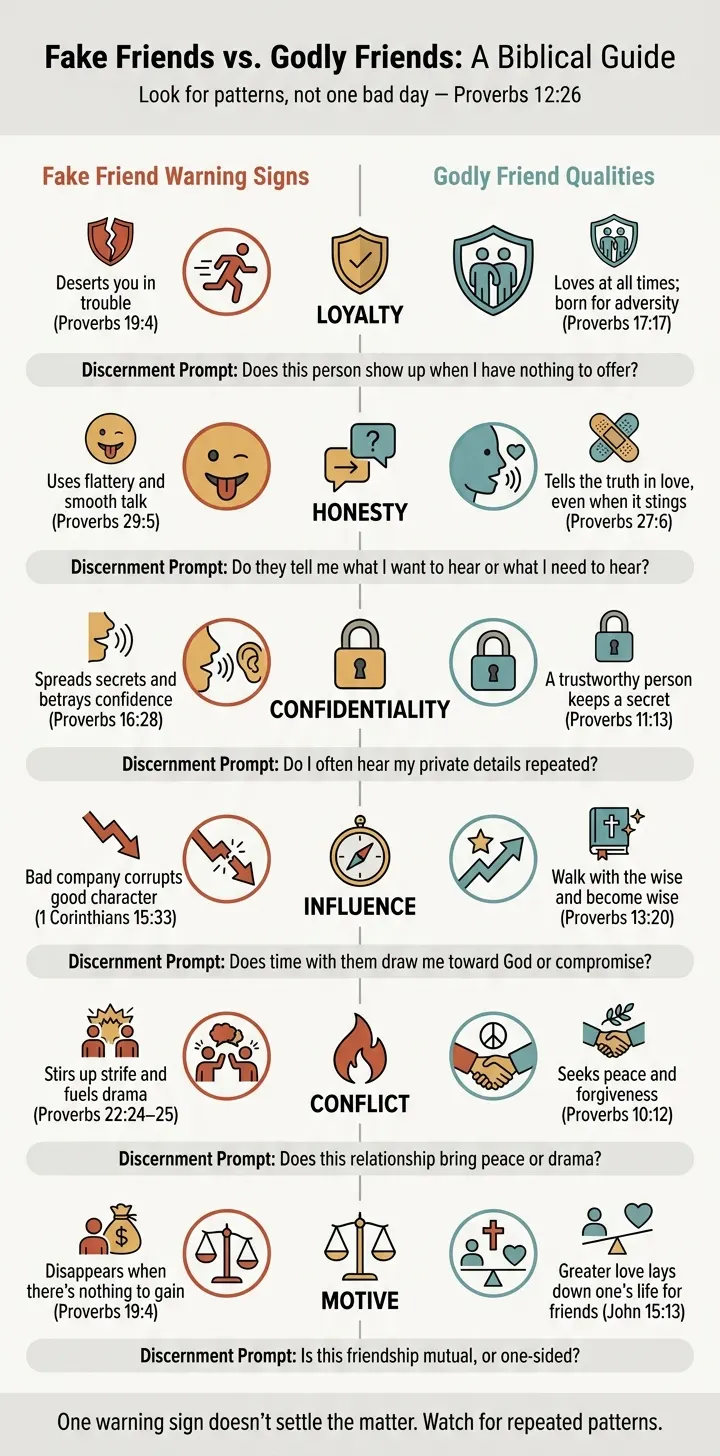 Fake Friends vs. Godly Friends: A Biblical Comparison