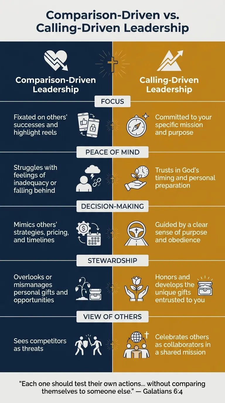 Comparison-Driven vs. Calling-Driven Leadership: Key Differences