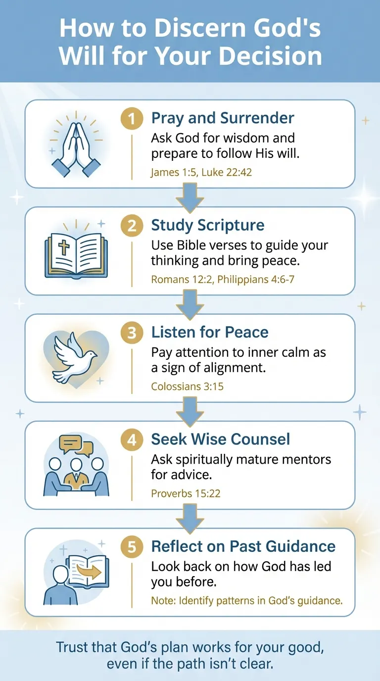 5 Steps to Discern God's Will for Your Decision
