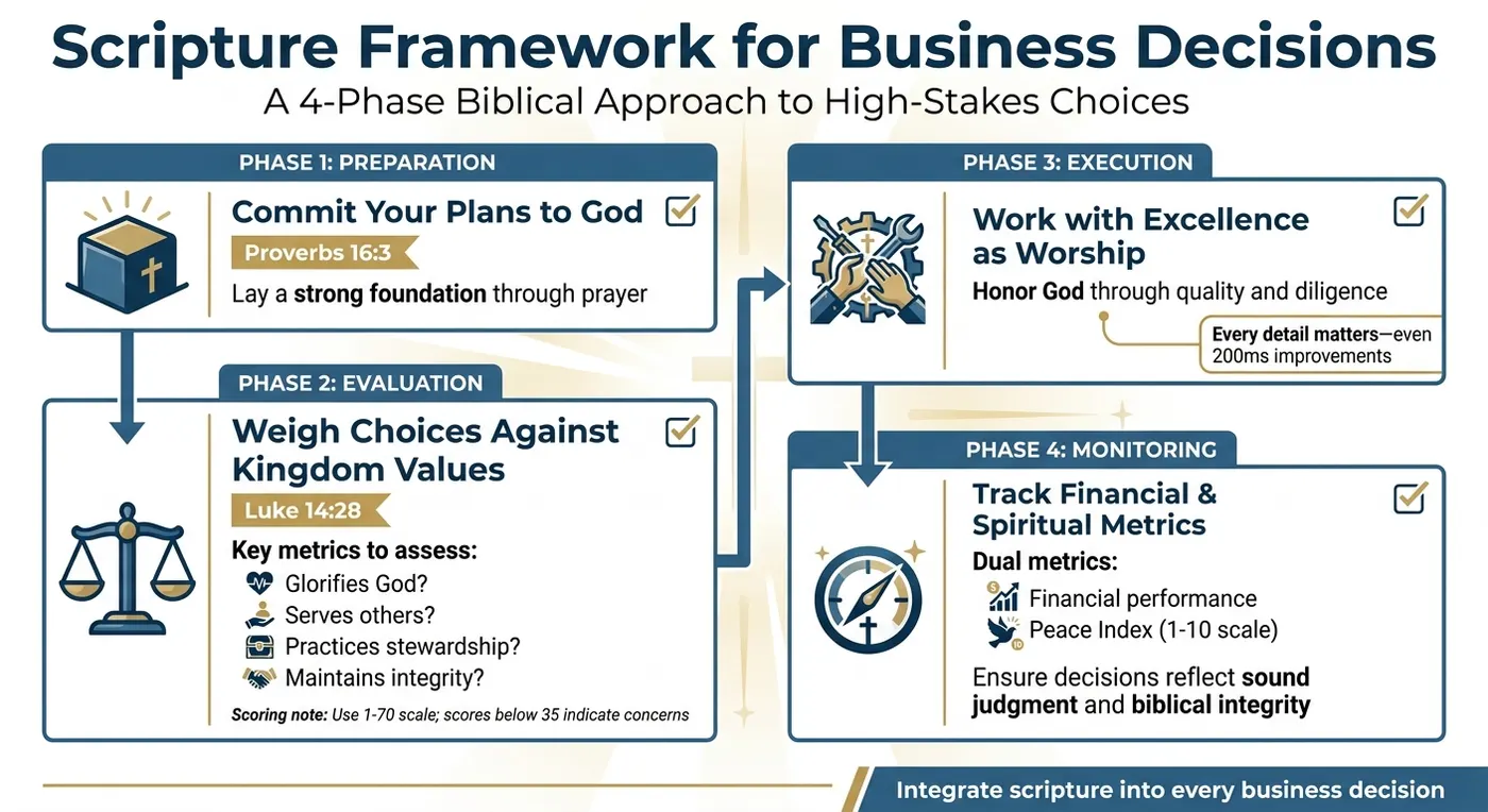 Biblical Framework for Faith-Based Business Decision Making