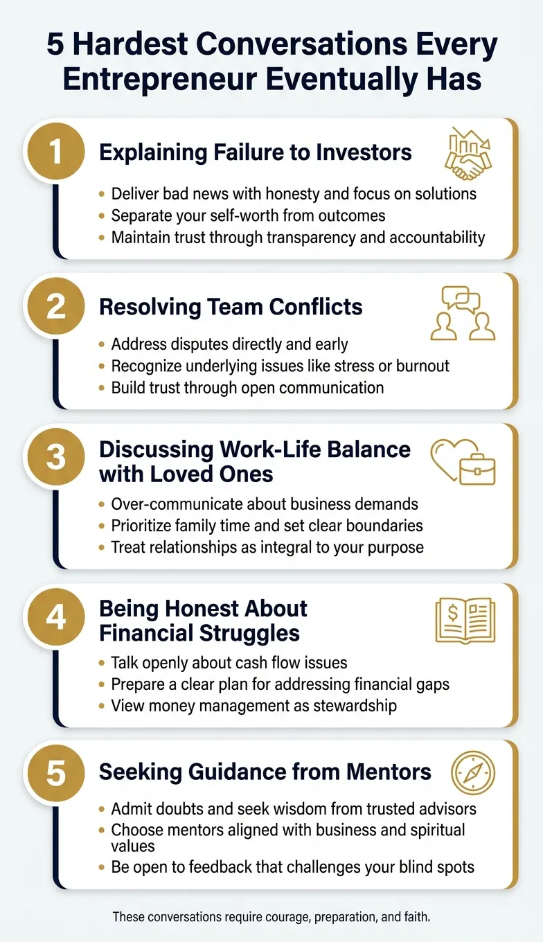 5 Hardest Conversations Every Entrepreneur Faces (+ How to Handle Them)