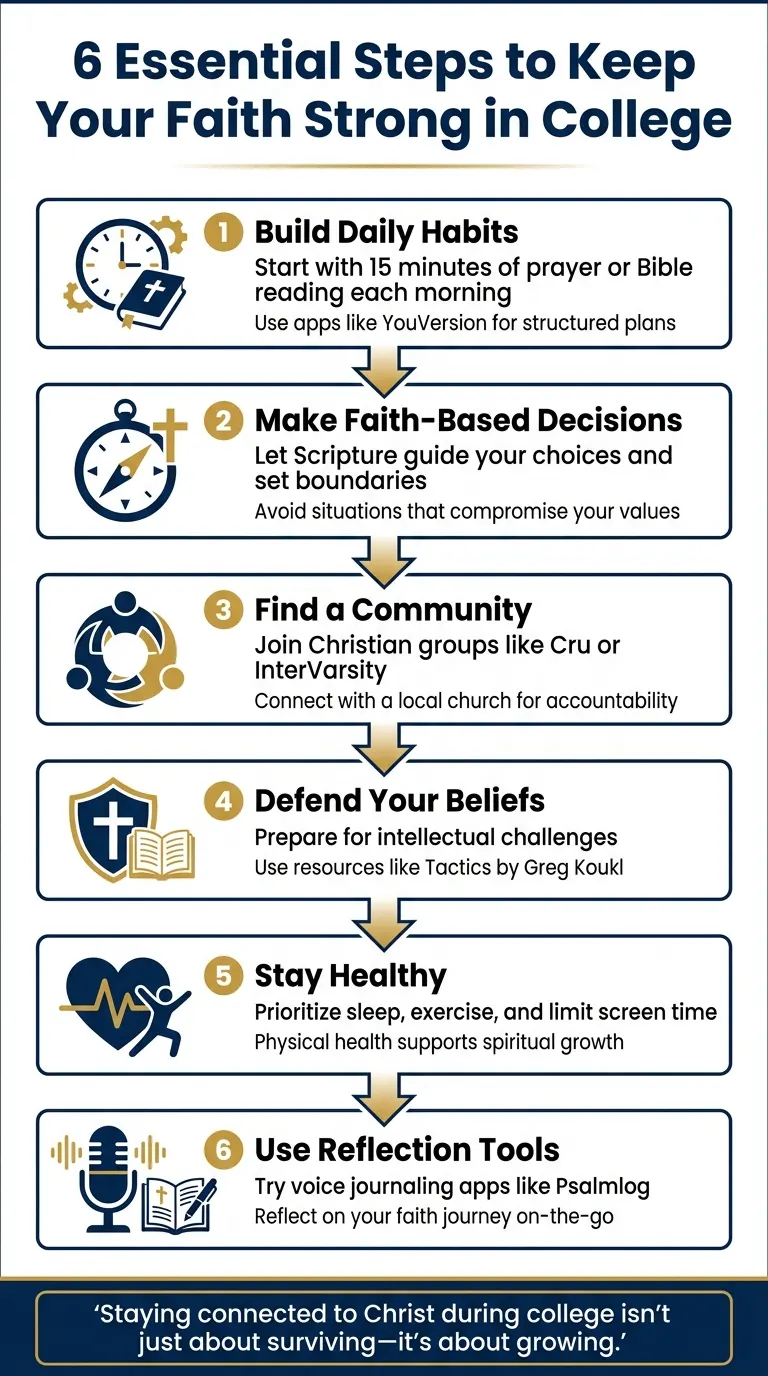 6 Essential Steps to Maintain Faith in Secular University