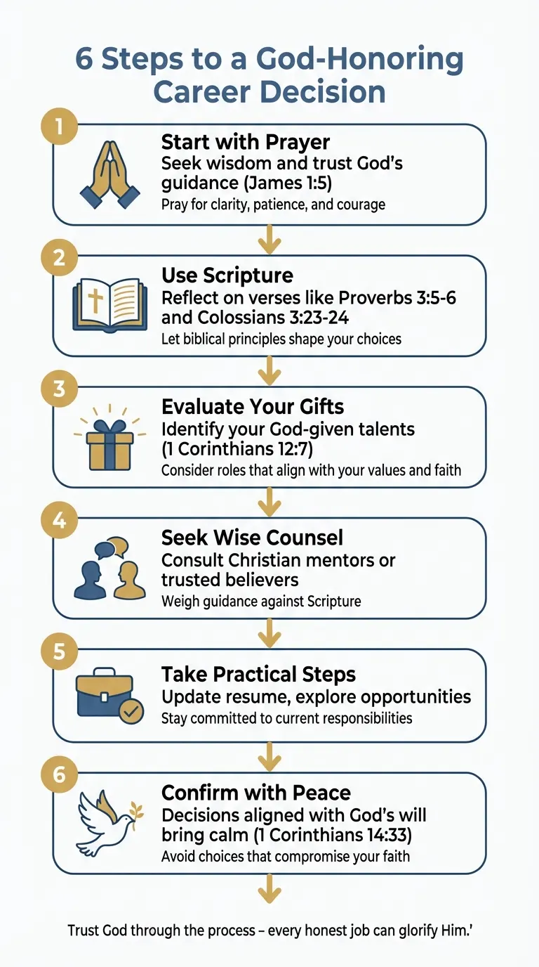 6 Steps to Make a God-Honoring Career Decision