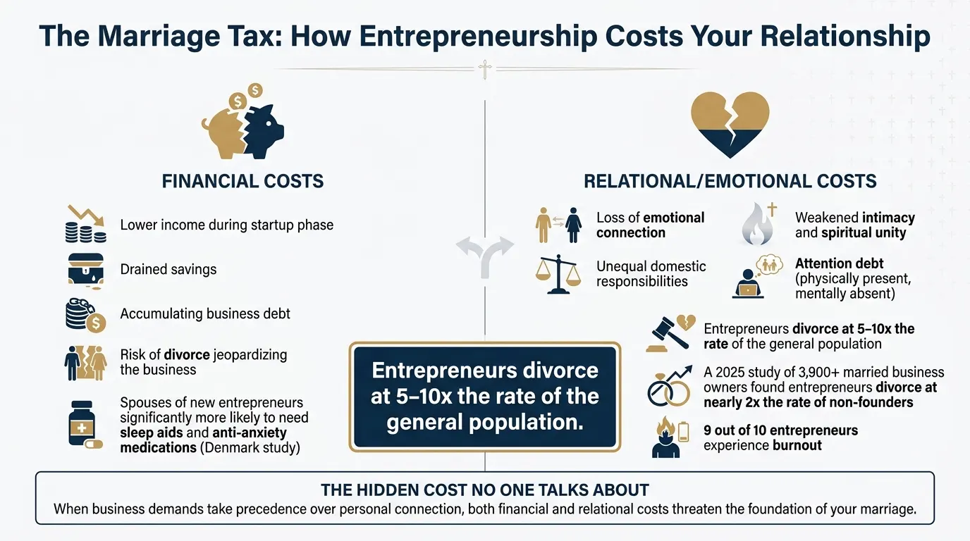 The Marriage Tax: Relational vs. Financial Costs for Entrepreneur Couples
