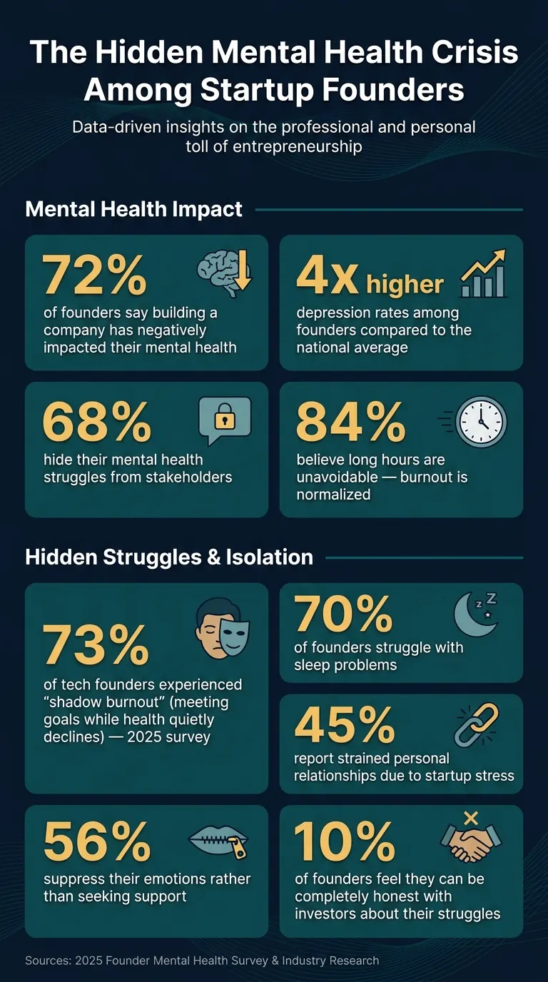 The Hidden Mental Health Crisis Among Startup Founders